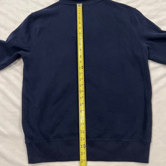 Polo Ralph Lauren Men’s Navy Blue Pullover Shawl Collar Size M - Picture 8 of 11